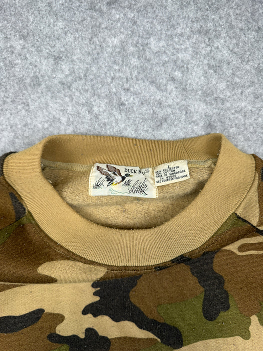 Vintage Blank Duck Camo Crewneck | Vitnage Clothing Store Canada
