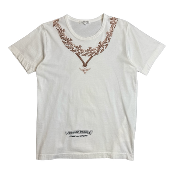 Chrome Hearts x Comme Des Garcons Necklace Tee White