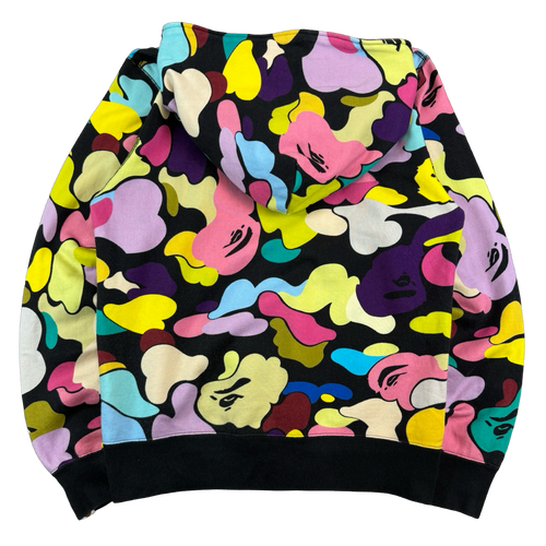 BAPE Giant Ape Multi Camo Full Zip Hoodie (USED) | Vintage Clothing Store Canada
