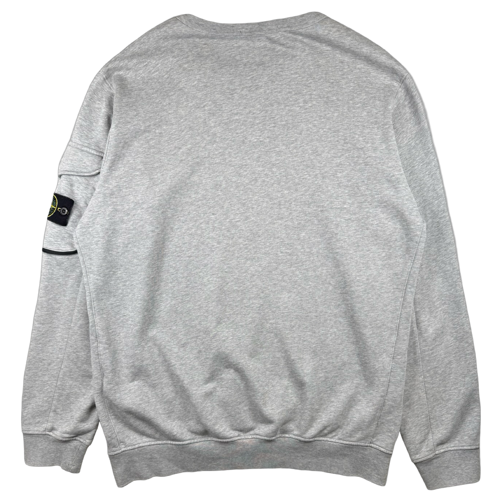 Stone Island Pocket Logo Sweatshirt Grey (USED)