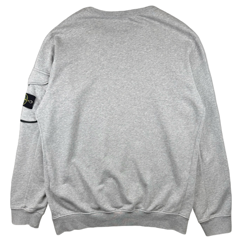 Stone Island Pocket Logo Sweatshirt Grey (USED)