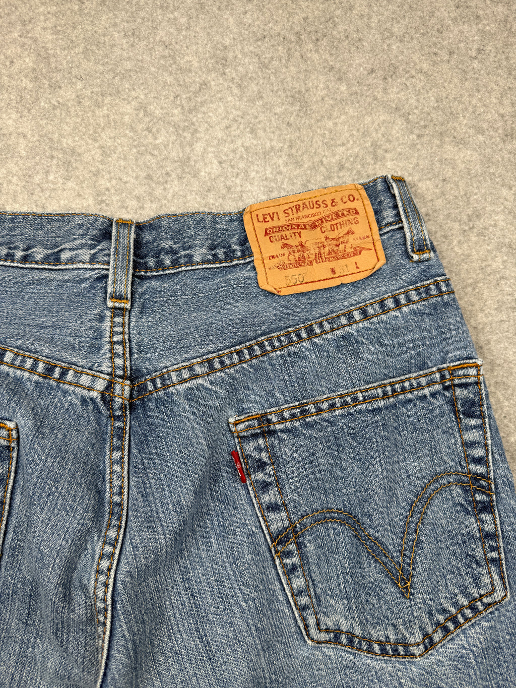 Levi's 550 Relaxed Fit Denim Shorts