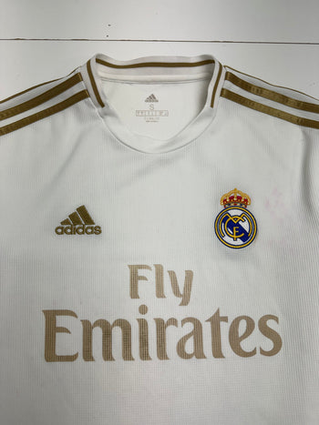 (S) Adidas Real Madrid Jersey White/Gold