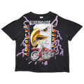 Vintage American Thunder Lightning Eagle Americade Tee Black