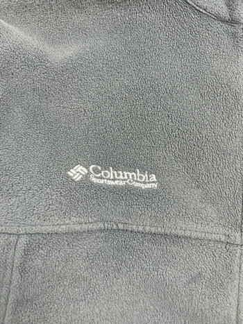 (XL) Vintage Columbia Fleece Zip-Up Jacket Black