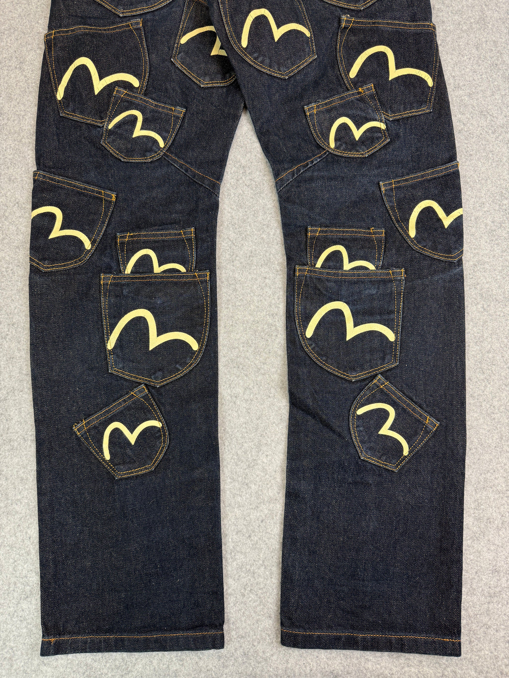 Evisu No. 3 Seagull Multi Pocket Denim Pants
