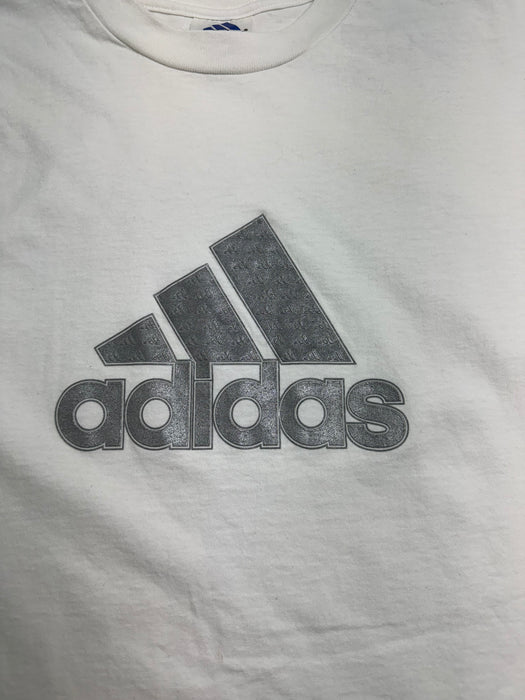 (L) Vintage 90s Adidas Tee White | Vitnage Clothing Store Canada