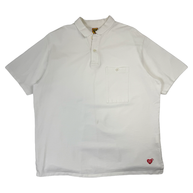 Human Made Collared Pocket Tee White (USED)