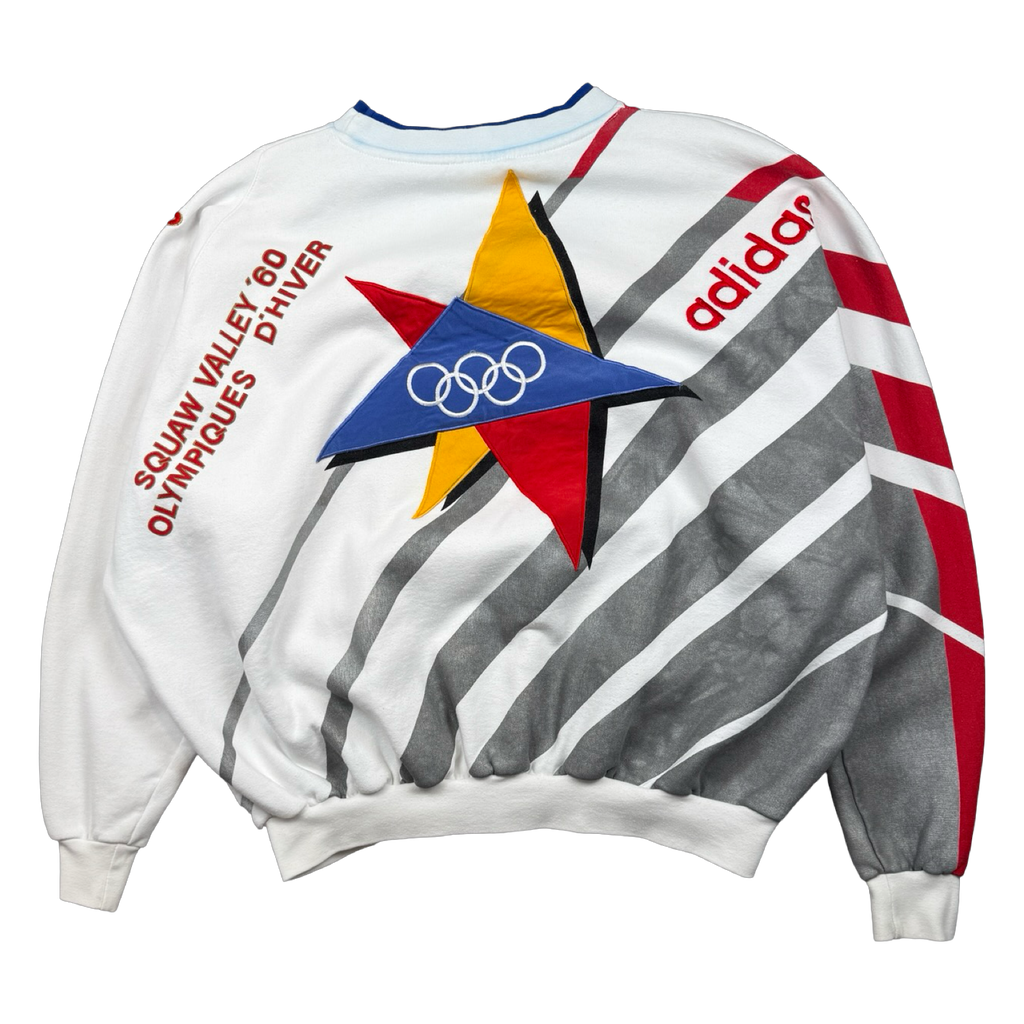 Vintage Adidas 2nd Olympic Winter Games St Moritz Sweatshirt White