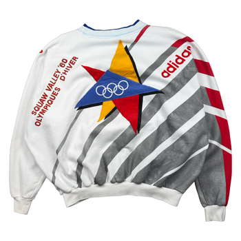Vintage Adidas 2nd Olympic Winter Games St Moritz Sweatshirt White