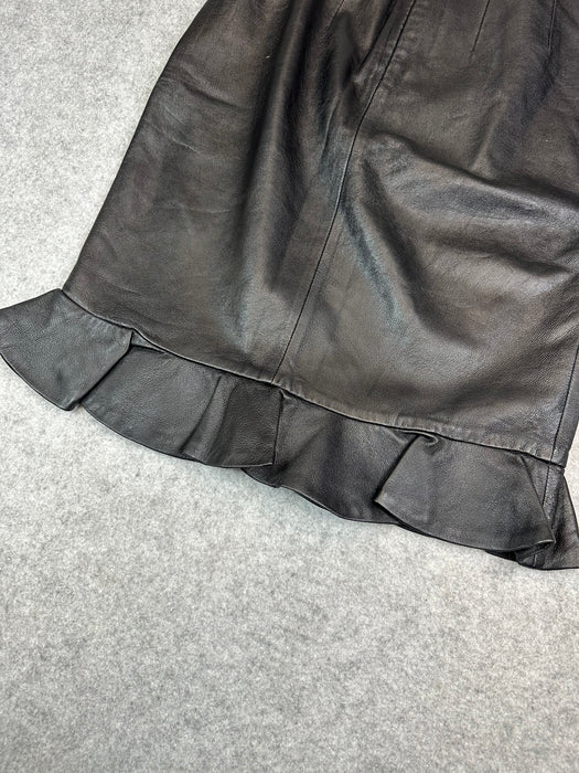Women’s Versace Leather Skirt | Vitnage Clothing Store Canada