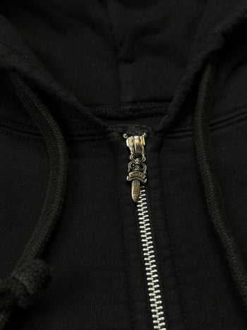 Chrome Hearts Scroll Thermal Zip Up Hoodie