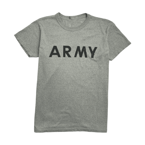 (M) Vintage ARMY Tee Grey | Vintage Clothing Store Canada