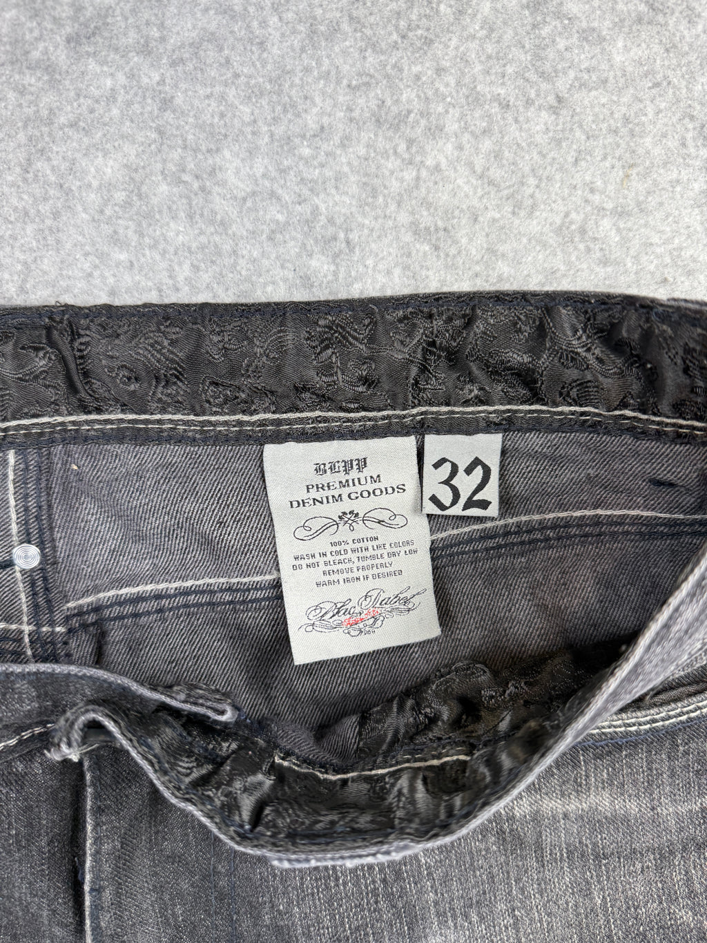 Vintage Y2K BCPP Premium Denim Goods Jeans Black