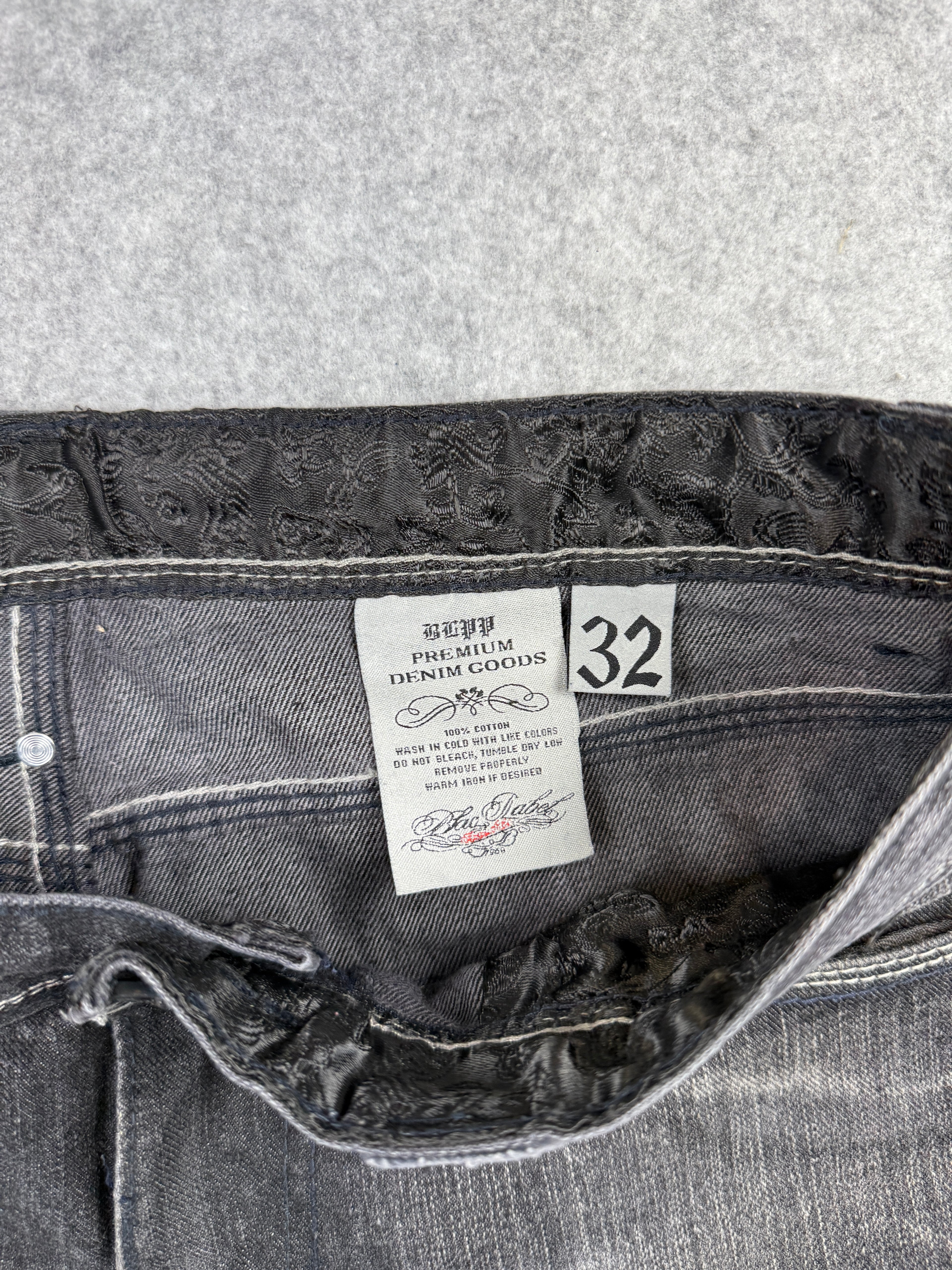 Vintage Y2K BCPP Premium Denim Goods Jeans Black