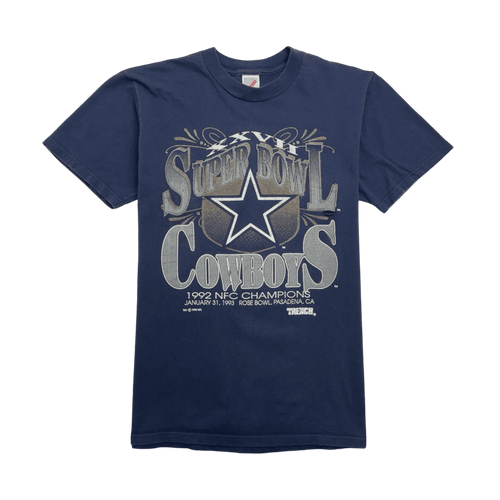 (S) Vintage '92 Dallas Cowboys Super Bowl Tee Navy | Vintage Clothing Store Canada