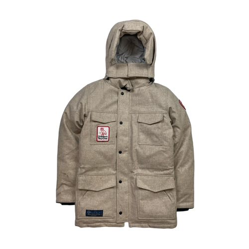 OVO x Canada Goose Banff Parka Sand (USED) | Vintage Clothing Store Canada