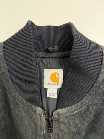 Vintage 2000s Carhartt Quilt Lined Work Vest Black