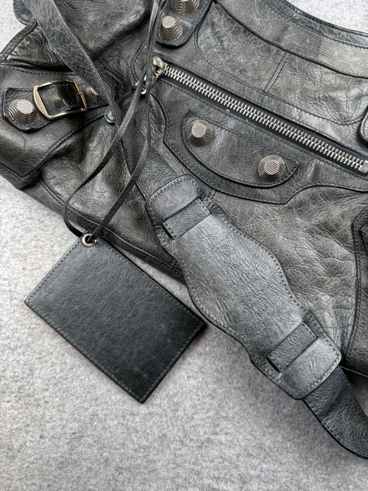 Balenciaga The Giant City Handbag Charcoal