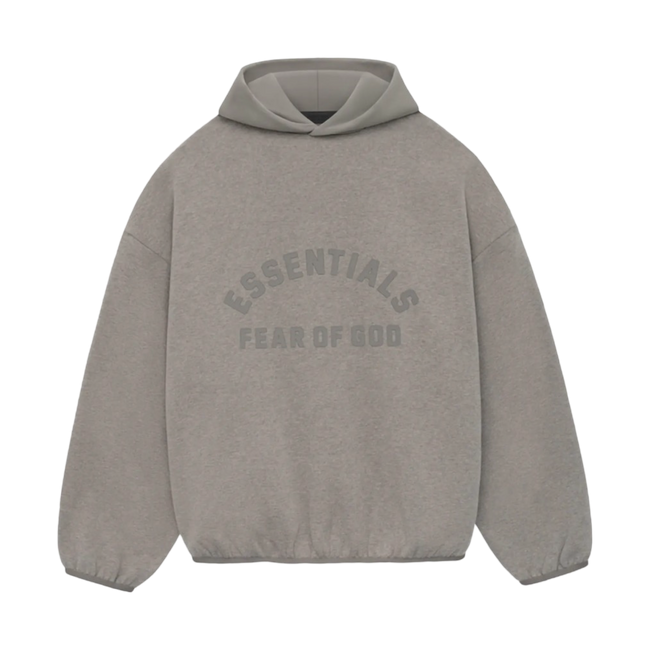 Fear of God Essentials Core Collection Nylon Fleece Hoodie Heather Grey/Dust