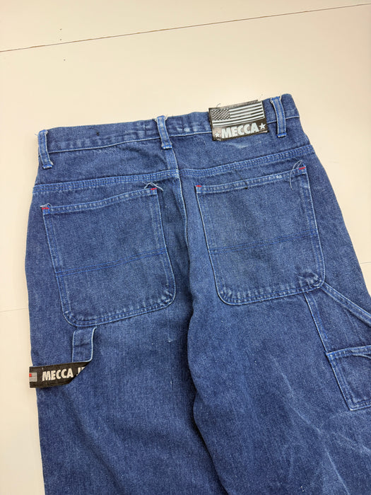 Mecca Dark Blue Carpenter Denim Pants | Vitnage Clothing Store Canada