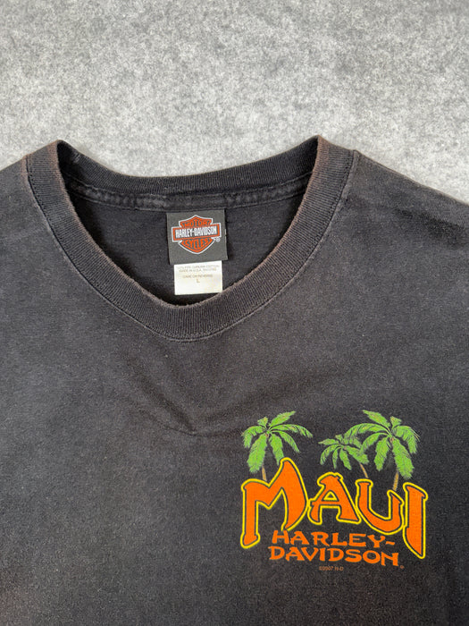 Vintage Harley Davidson Maui Tee Black | Vitnage Clothing Store Canada