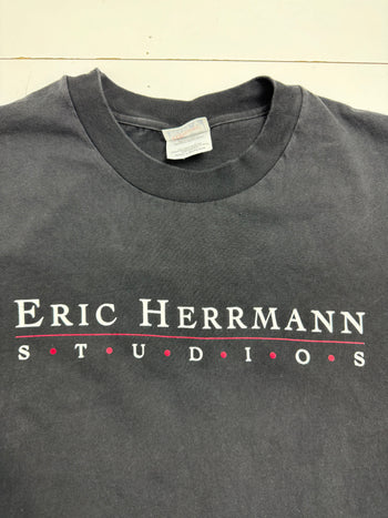 (L) Vintage 2000s Eric Herman Sturgis Tee Black