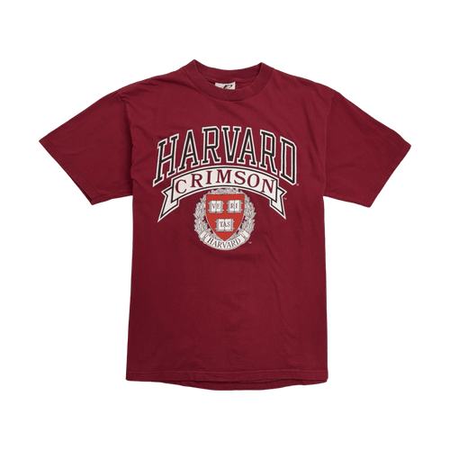 (L) Vintage Harvard Crimson Tee Red | Vintage Clothing Store Canada