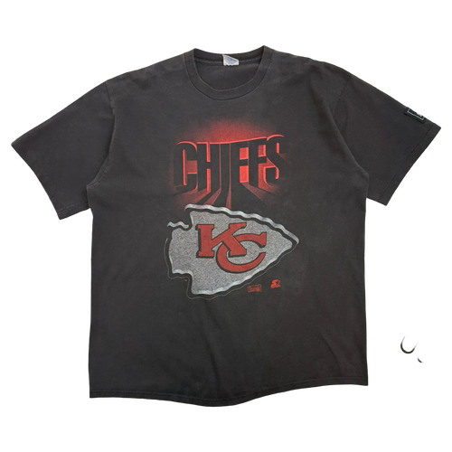 Vintage 1990’s Kansas City Chiefs Starter Tee Black | Vintage Clothing Store Canada