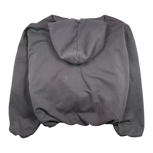 Yeezy Gap Logo Shrunken Hoodie Black (USED) | Vintage Clothing Store Canada