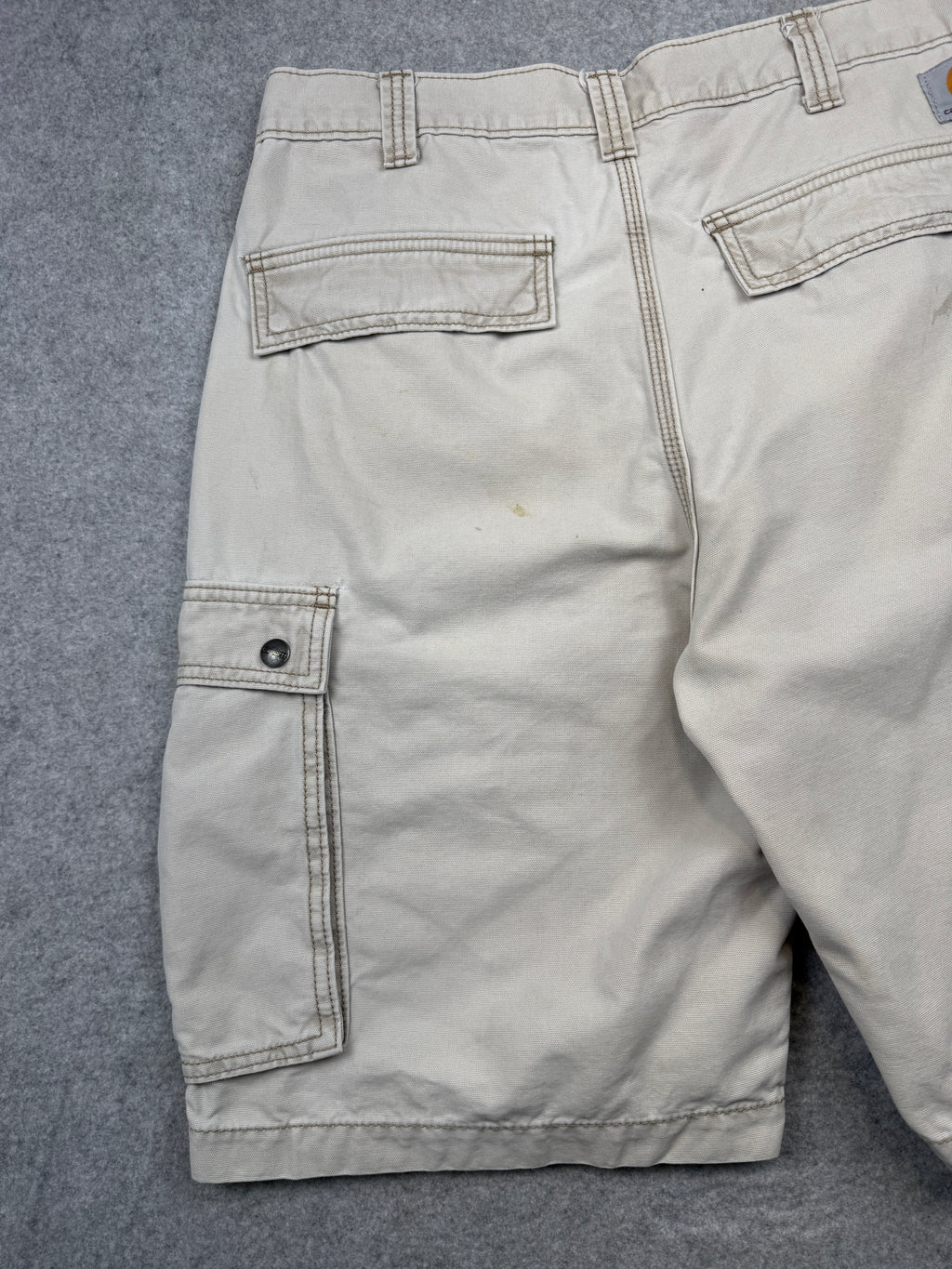 Carhartt Relaxed Fit Carpenter Cargo Shorts Beige