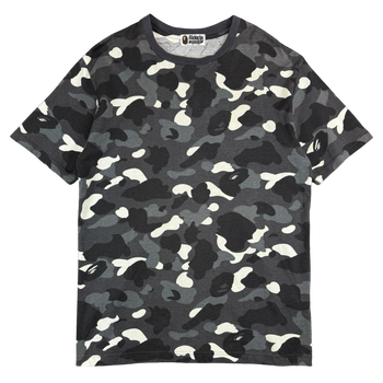 BAPE City Camo Ape Head Tee Black/Grey (USED)
