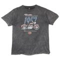 Vintage Harley Davidson 1957 Sportster Tee Black