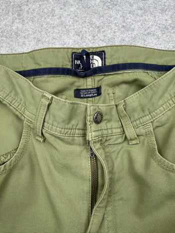 The North Face Long Cargo Shorts Green
