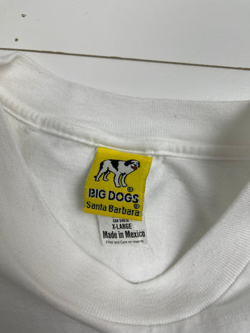 (XL) Vintage '98 Big Dogs Wrestling Tee White