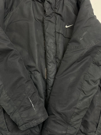 (M) Vintage 2000s Nike Insulated Full Zip Jacket Black