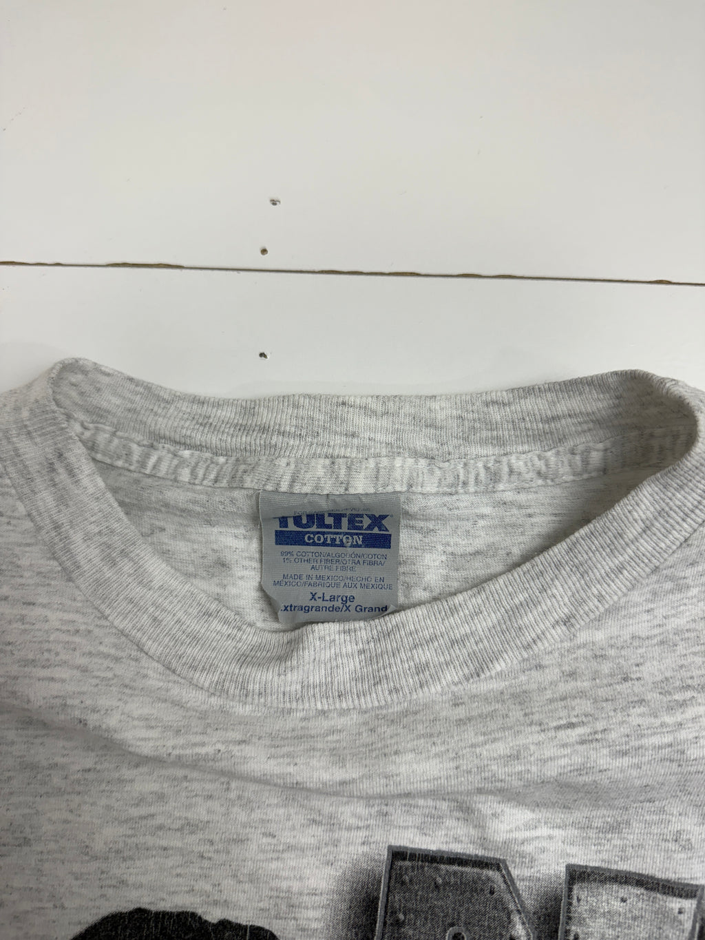 Vintage 1990s Mr. Bean Punk Promo Tee Light Grey