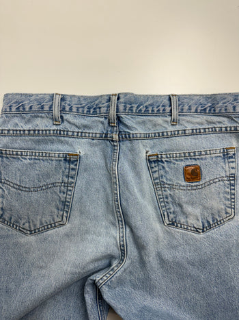 (38) Vintage Carhartt Denim Pants Blue