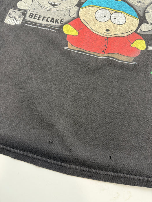 1998 South Park Beef Cake Cartman Tee Black | Vitnage Clothing Store Canada