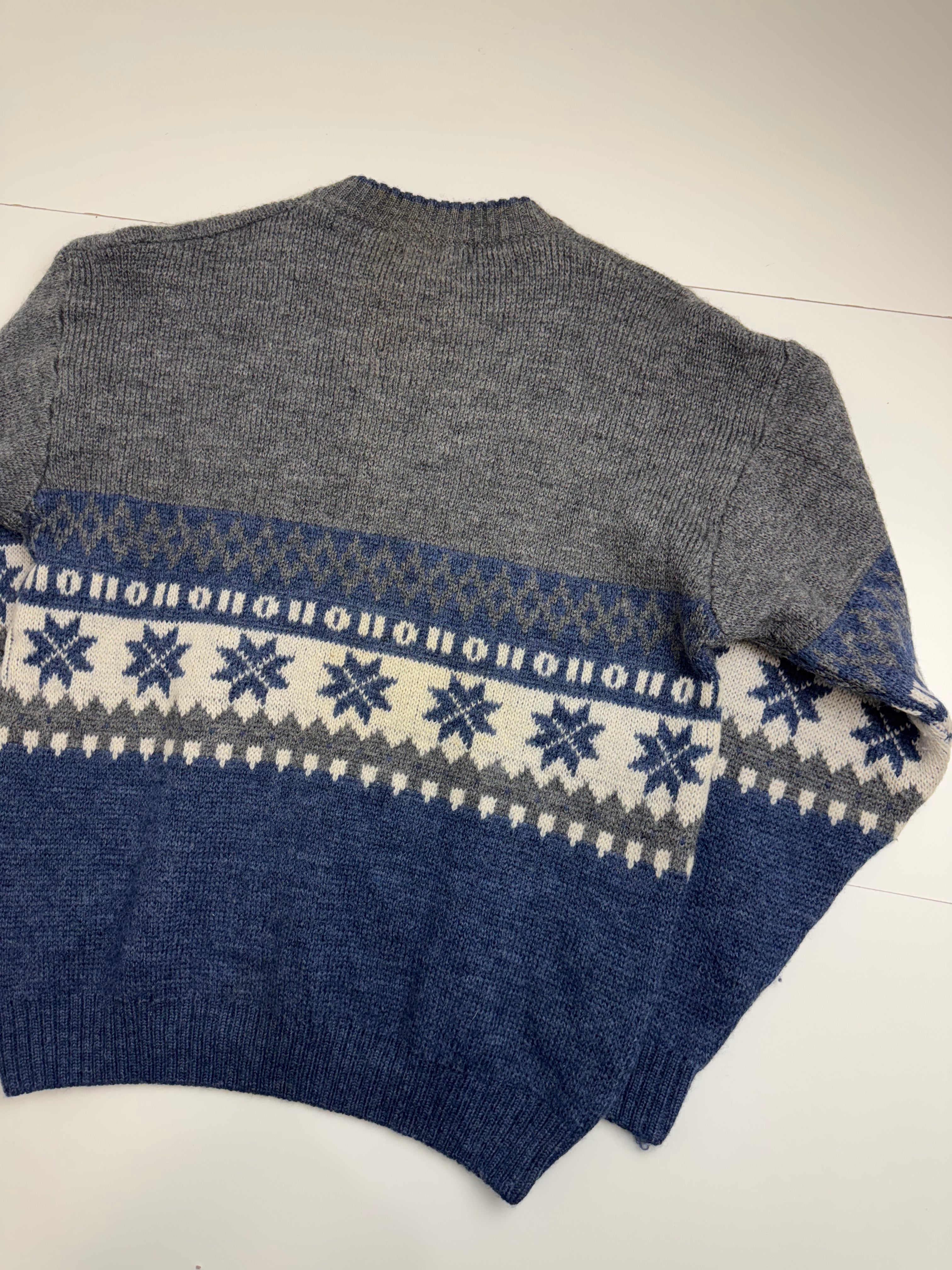 Vintage Men's Balenciaga Paris Wool Knitted Sweater