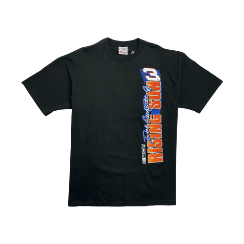 (XL) Vintage '97 Dale Run Hard Stop Fast Nascar Racing Tee Black | Vintage Clothing Store Canada