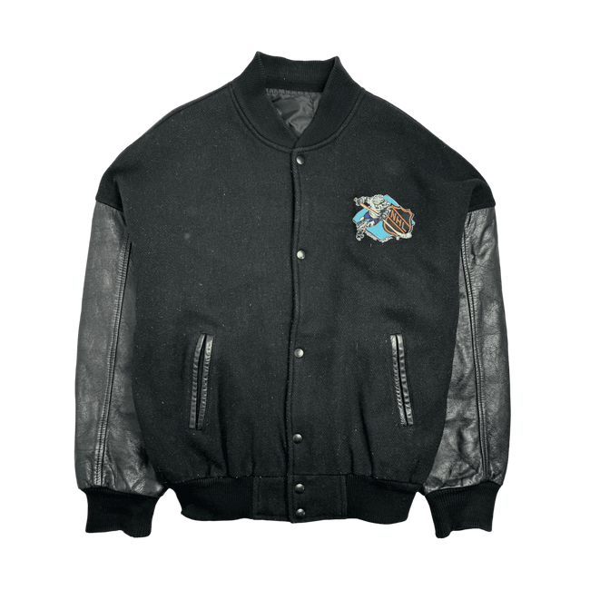 (XL) Vintage NHL The Muppets Varsity Jacket Black