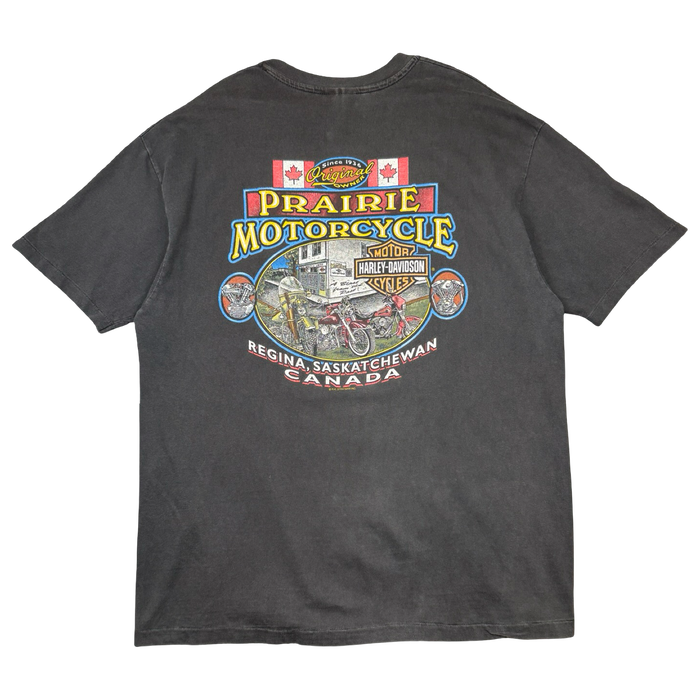 Vintage Harley Davidson Worth The Wait Tee Black | Vitnage Clothing Store Canada