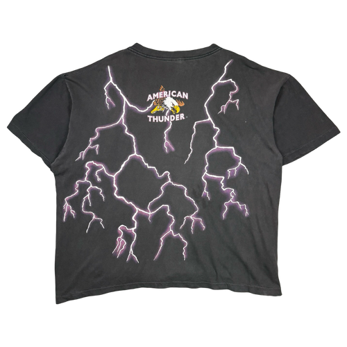 Vintage American Thunder Leader Of The Pack Tee Black | Vintage Clothing Store Canada