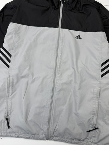 Vintage Adidas Track Jacket Grey/Black