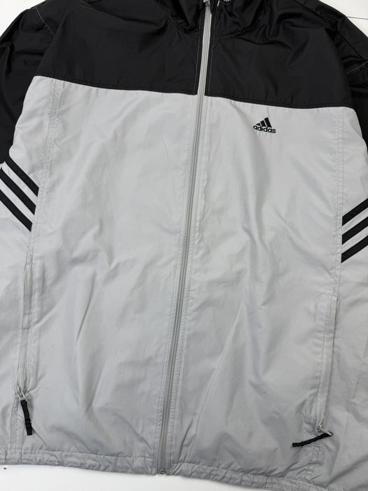 Vintage Adidas Track Jacket Grey/Black | Vitnage Clothing Store Canada