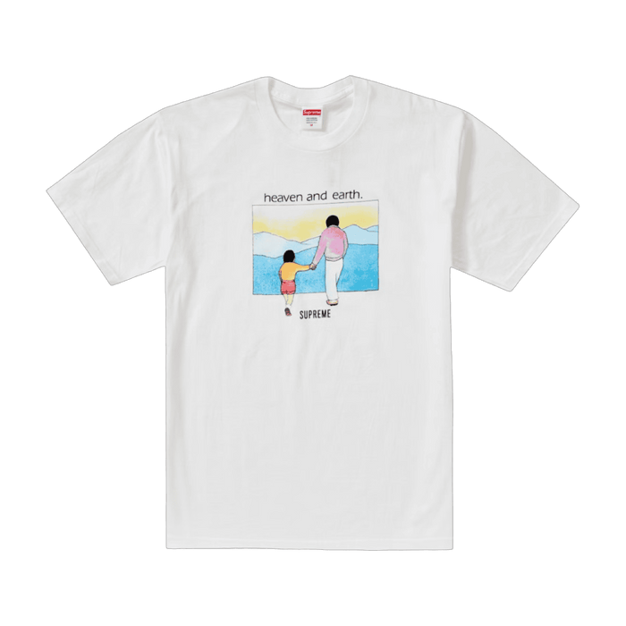 Supreme Heaven and Earth Tee White | Vitnage Clothing Store Canada