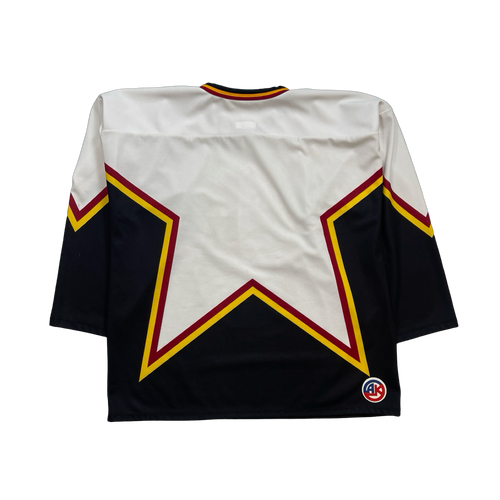 Vintage NHL Crest Hockey Jersey Black/Gold | Vintage Clothing Store Canada