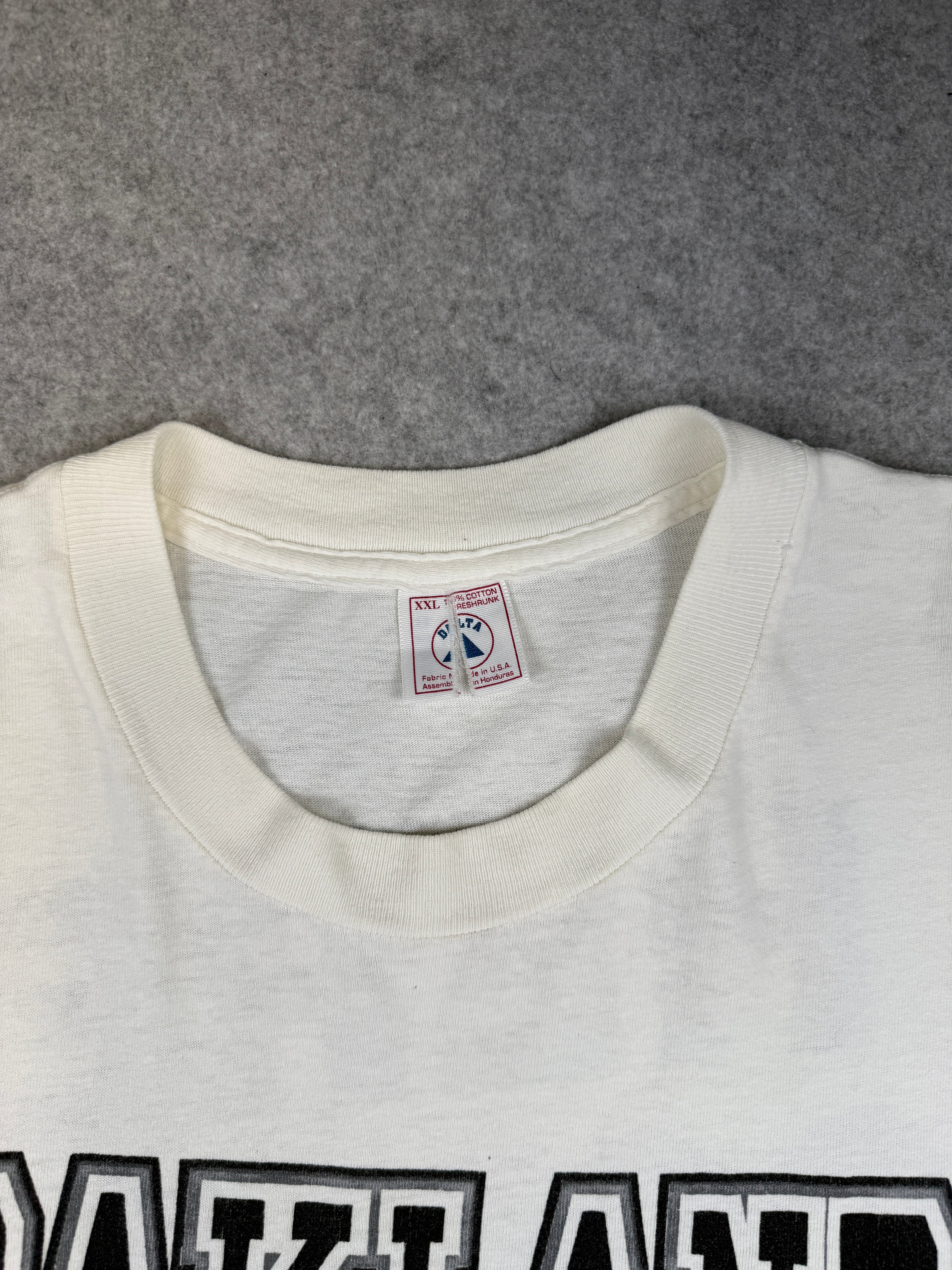 Vintage Oakland Raiders MIB Tee White