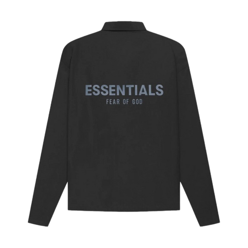 Fear of God Essentials Coaches Jacket Black | Vintage Clothing Store Canada